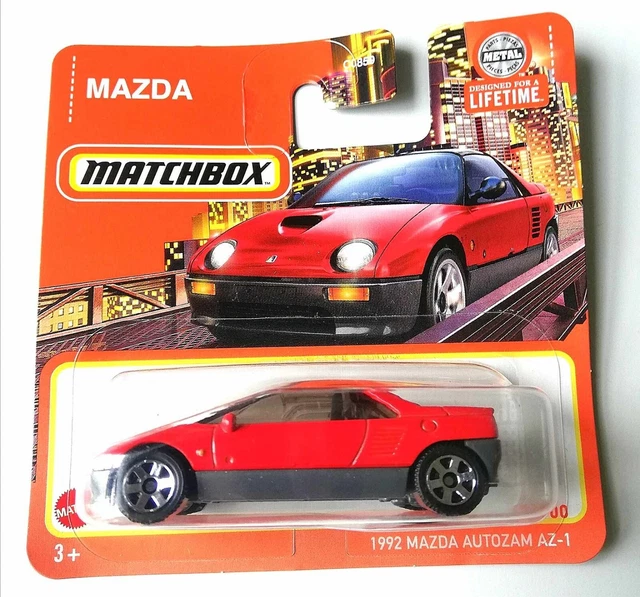 Voiture Miniature Matchbox Mazda Autozam AZ-1 1992 - échelle 1/64, Neuve, Modèle 2025