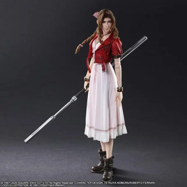 PLAY ARTS Kai Aerith Gainsbourg PVC painted movable figure JAPAN F/S