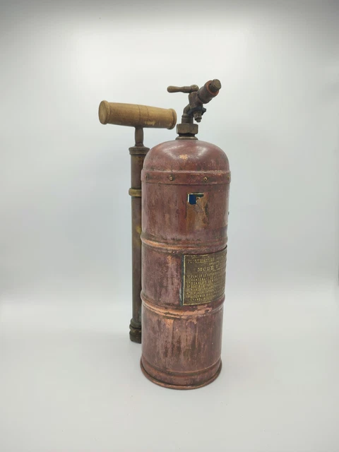 ② Ancien bidon en cuivre pour lampe à pétrole - Antiek | Brons en Koper