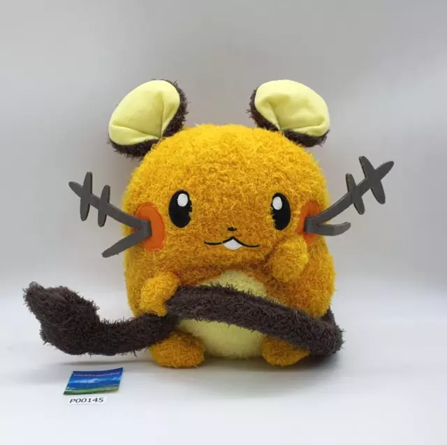 Dedenne P145 Pokemon Banpresto Bandai Fluffy Plüsch 9" Spielzeugpuppe Japan