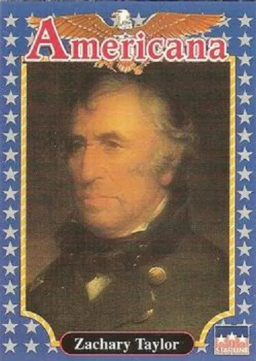 ZACHARY TAYLOR, 12th U.S. President #44 - 1992 Americana -- 3 Card Lot / $1.95😎