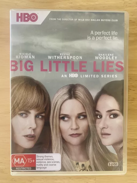 Big Little Lies Series 1 | Nicole KIdman, Reese Witherspoon | 3 Discs |  NON-USA Format | PAL | Region 4 Import - Australia