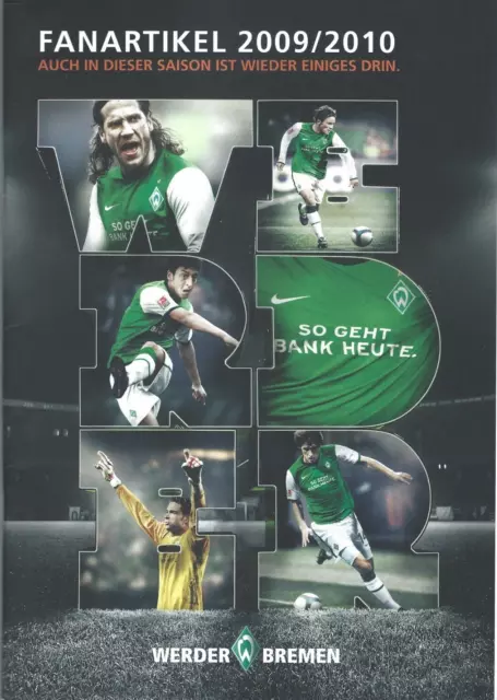 Fan-Artikel-Katalog 2009/10 SV Werder Bremen 09/10 Fan-Shop