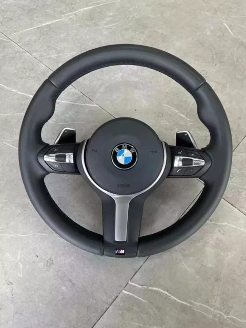 Bmw 5 6 7 Series M Sport F10 F11 F01 F12 Paddle Leather Steering Wheel + Bag