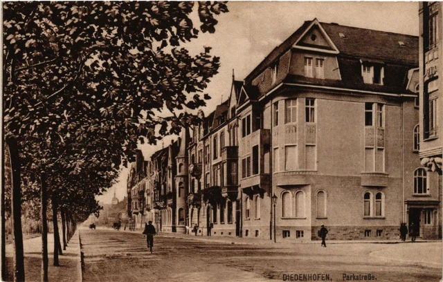 CPA AK DIEDENHOFEN Parkstrasse (454750)