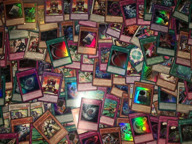 Lot de 50 Cartes Yu-Gi-Oh Rares / Super / Ultra / Secret sans Doubles NEUF FR