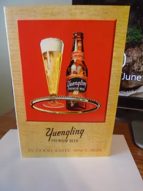 Yuengling beer Menu cover 1950's NOS pa beer Yuengling beer Menu cover 1950's NOS pa beer