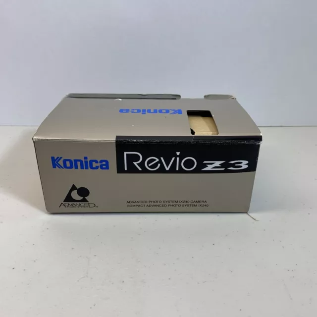 Konica Revio Z3 Vintage APS Camera Point Shoot New in Box Old Stock Unused