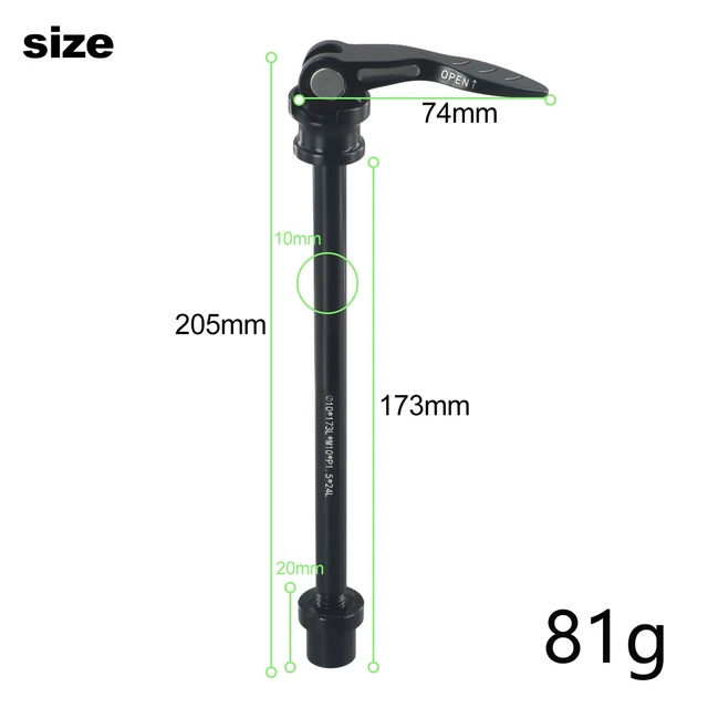 Adaptateur D'Essieu Universel M10x1.0 Pour Remorque Vélo - Extension Axe Arrière EMTB