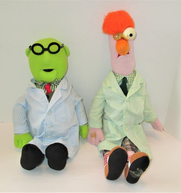 Beaker and Dr Bunson Honeydew 2003 Sababa Toys Plush Muppet Show