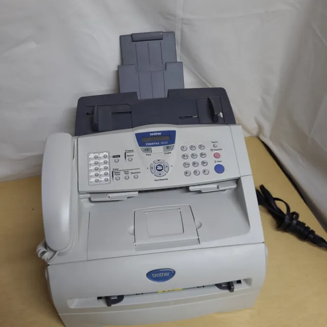 Brother Intellifax 2820 Monochrome Laser Copy Fax Machine NO DRUM OR TONER