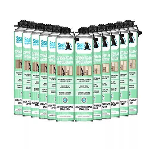 Seal Spray High Performance Closed Cell Insulating Foam Cans 300 Board FT-12Cans