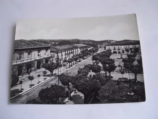 Avellino - S. Angelo dei Lombardi Piazza de Sanctis - sped f. g. franc asp 1958