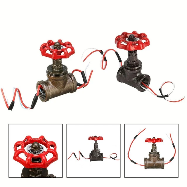 Interrupteur Vanne Arrêt Vintage 3/4 Pouce - Style Steampunk - Pour Lampes Industrielles