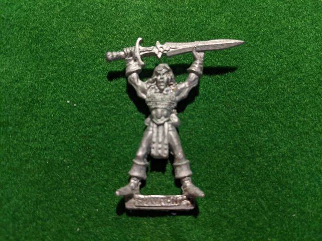 Games Workshop Metal Wood Elf Champion Rare 1980s OOP