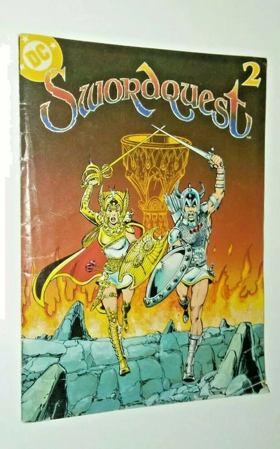 SWORDQUEST #2 ATARI VIDEO GAME PROMO GIVEAWAY DC COMICS 1982 VG+ George Perez
