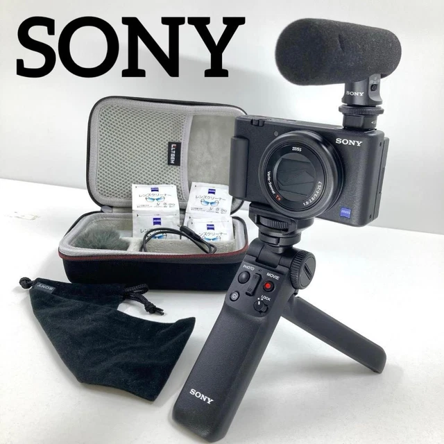 SONY ZV-1G WHITE Shooting Grip Kit Original Box Included £733.30