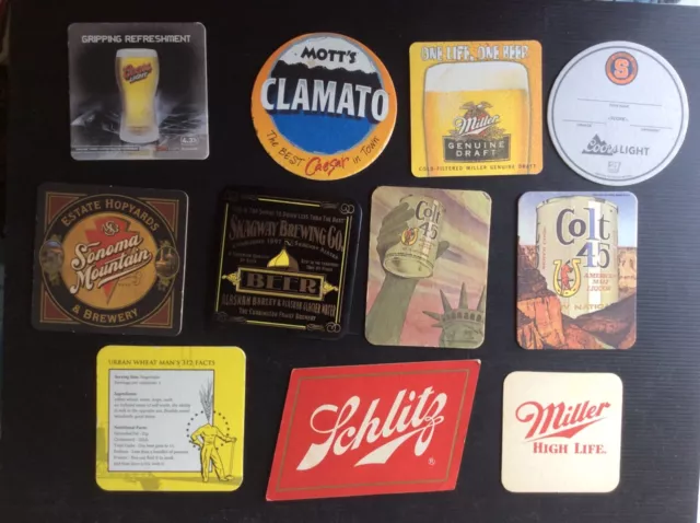 11 Different American  Breweries Beer Coasters U