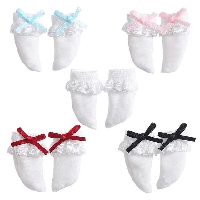 Obitsu 11 Size Costume Obitsu Figure 11cm Body Lace Socks Socks White Ribbon