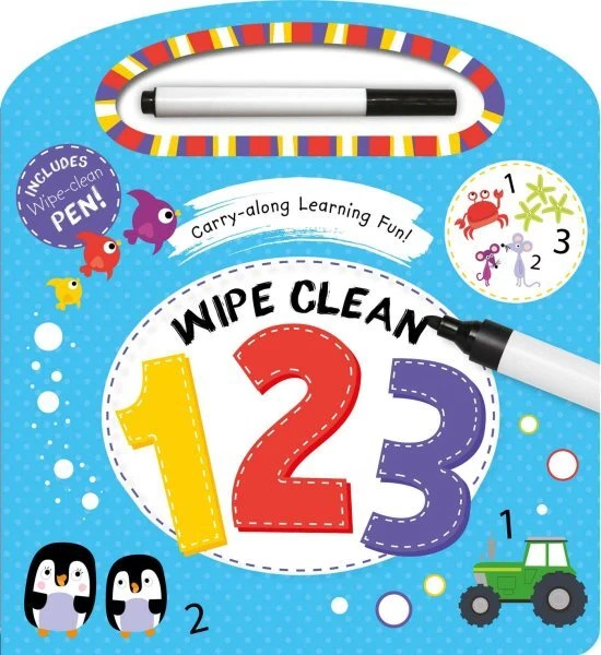 Wipe Clean 123, Hardcover by Igloo Books (COR), Like New Used, Free shipping ...