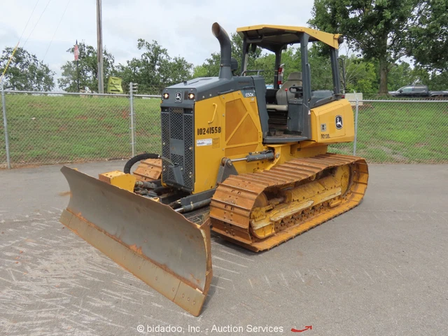 2018 John Deere 650K LGP Crawler Dozer Tractor 124" PAT Blade Diesel bidadoo
