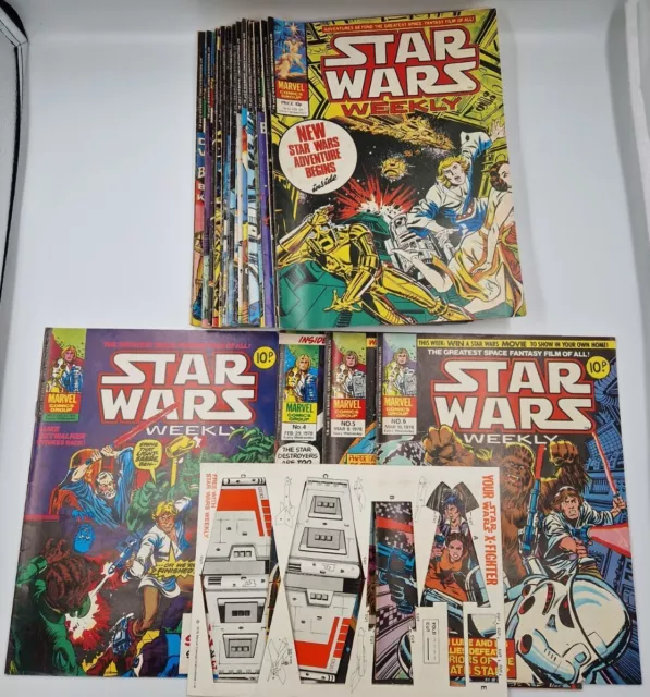 x23 Star Wars Weekly Bundle - Issues #2-50 - Part Of #1 Free Gift UK Marvel Lot