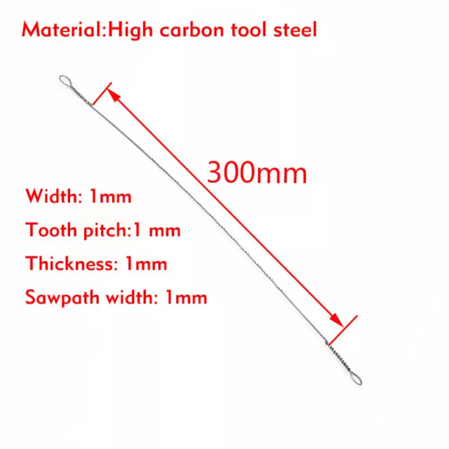 300mm Saw Bow Blades Steel bow saw wire U-shaped Saw Bow for Woodworking 2
