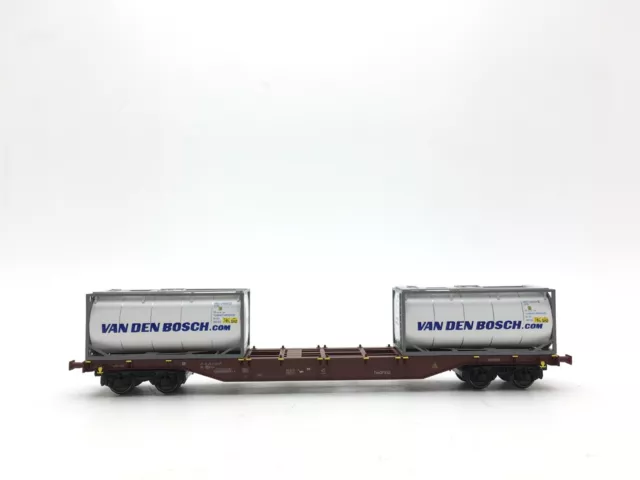 B-Models 54.111 H0 Carro pianale delle NMBS/SNCB per trasporto container