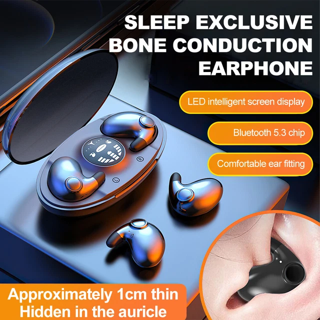 Bone conduction top headphones sleep