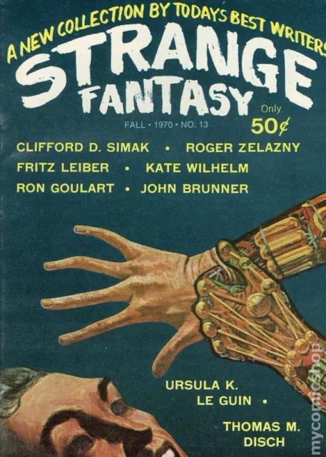 Strange Fantasy Digest #13 GD/VG 3.0 1970 Stock Image Low Grade