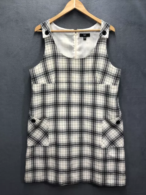 Mossimo Women's Jumper Dress Size XXL Plaid Flannel School Girl