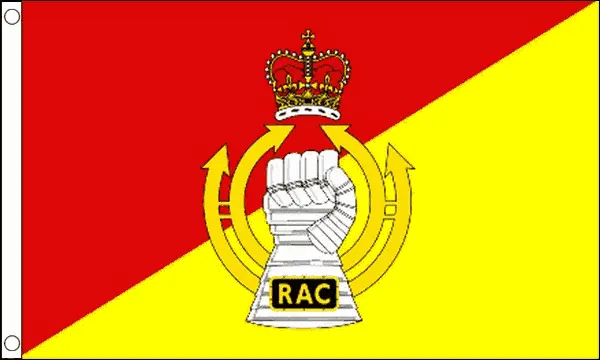 Cortina ataúd bandera militar del Royal Armoured Corps con envío rápido