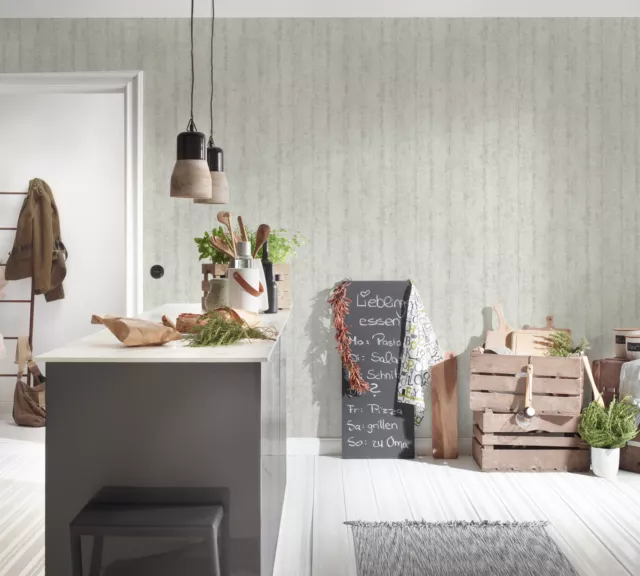 Papel pintado de hormigón Gris, Beige Pared para el salón dormitorio