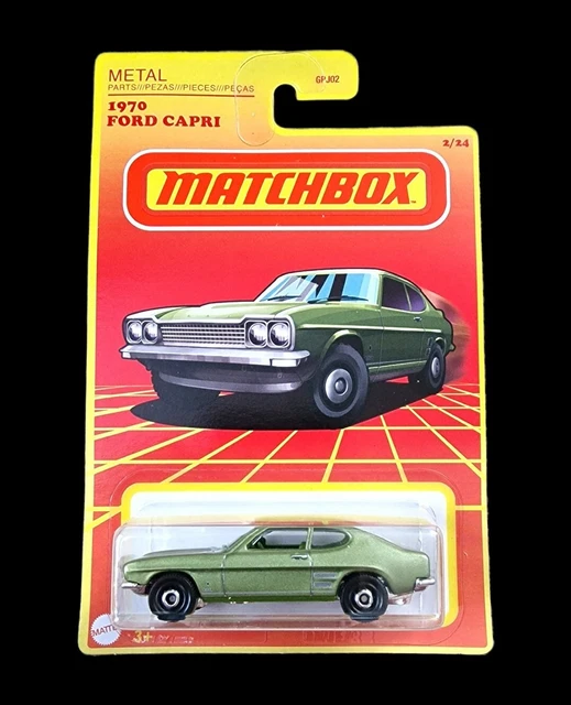 Matchbox 2022 1970 Ford Capri Die-Cast Car - Blue, 41/100 Series, Mint Condition Collectible - View #10