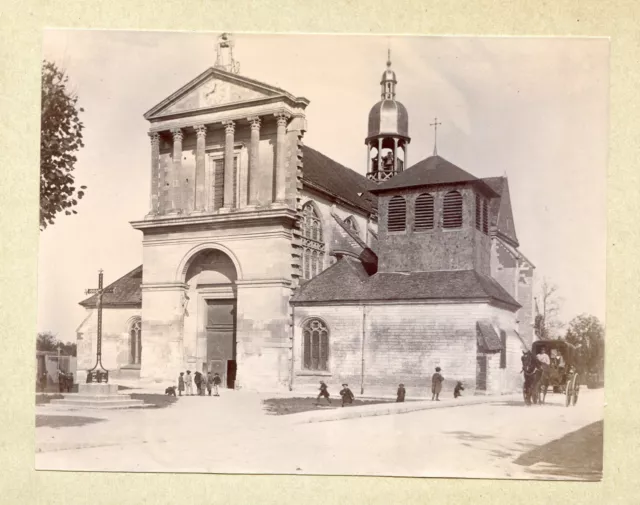 10 Aube . Troyes .photo ancienne vers 1900 . église St-Martin