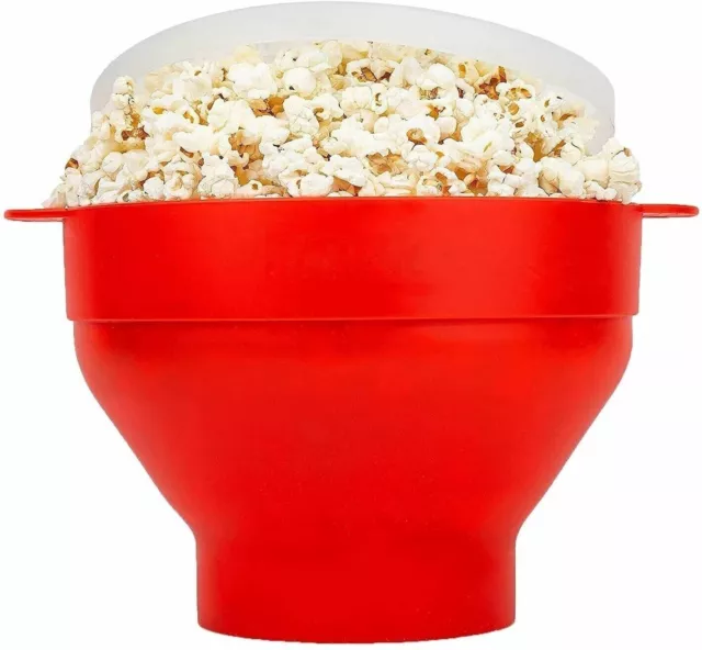 Popcorn Maker Microwave Bowl Home Pop Corn Popper Popping Machine Cooker Snacks 2