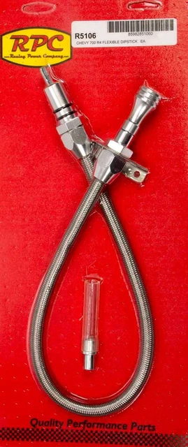 RACING POWER CO-PACKAGED Flexible Trans Dipstick GM 700R4 F/W Mount R5106