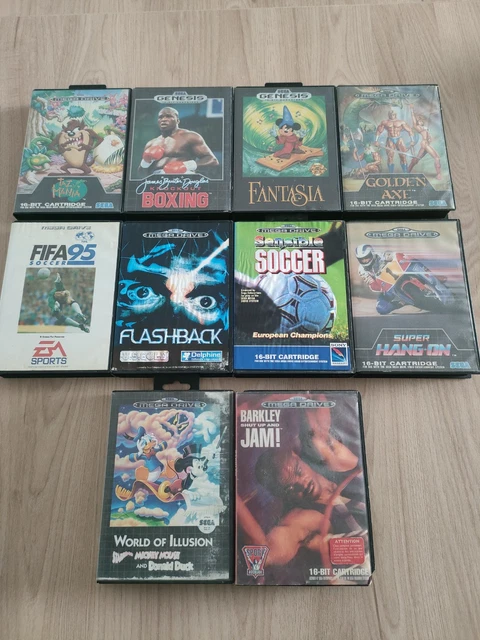 Lot De 3 Jeux Sega Mega Drive / 32X – Sans Boîte – Action Aventure