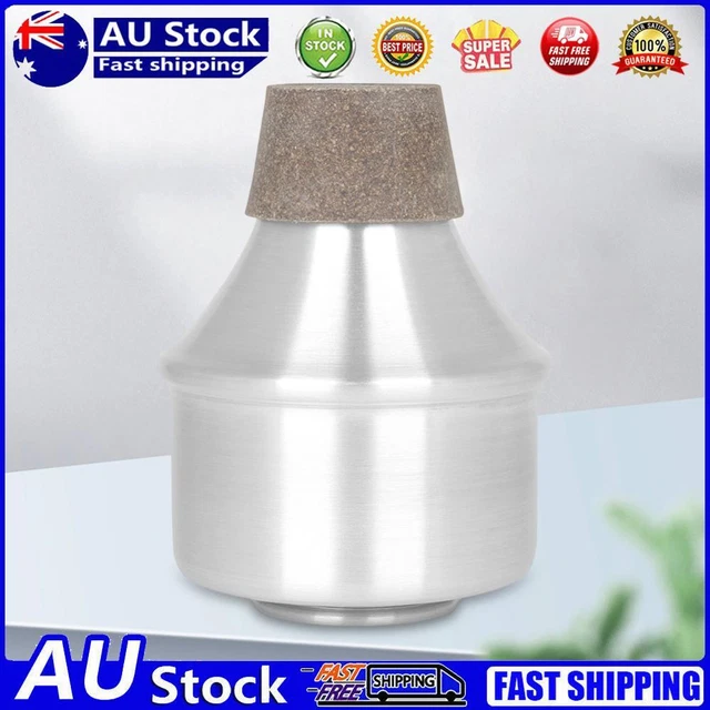Aluminum Alloy Trumpet Mute Silencer Trumpet Silencer with Soft Cork for Trumpet