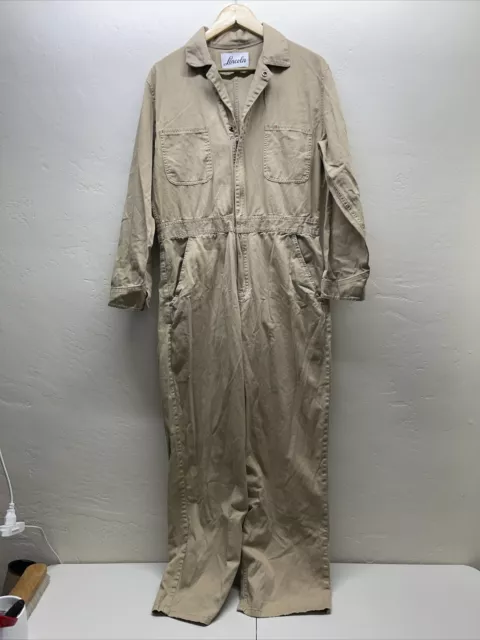 Lincoln Natural Unisex Jumpsuit Sz G Khaki