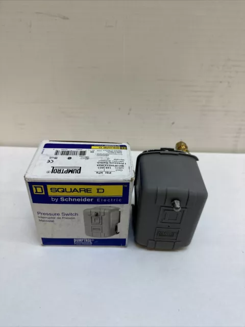 Square D 9013FHG12J52X Air Compressor Pressure Switch With Unloader 95-125 PSI