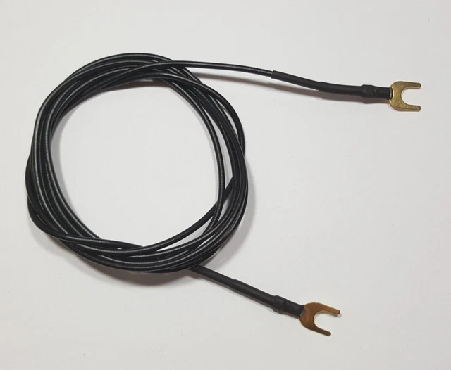 CABLE OF MASS for Record Player Speaker Sony universale Dual Fork Brass