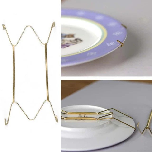 Gancho de placa colgante de resorte invisible tipo 8-16" W para decoración del hogar exhibición soporte de pared