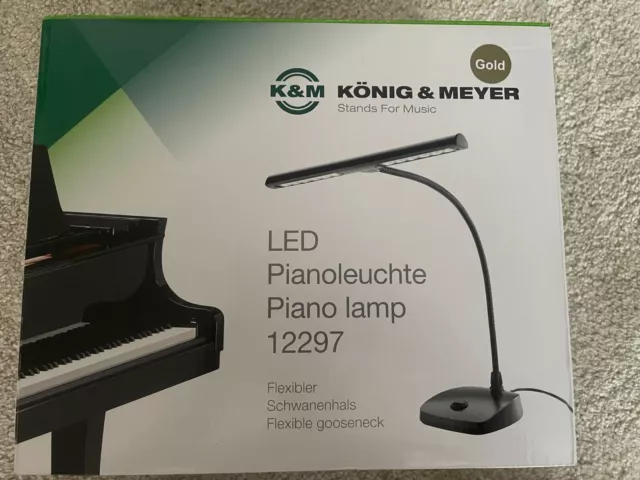 K & M LED Pianoleuchte 12297 Gold