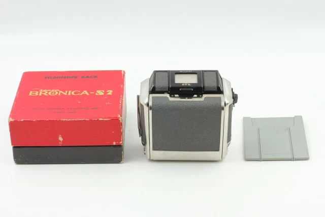 [Near MINT W/ Box] Zenza Bronica Film Back Magazine Holder S2 6x6 From JAPAN 2