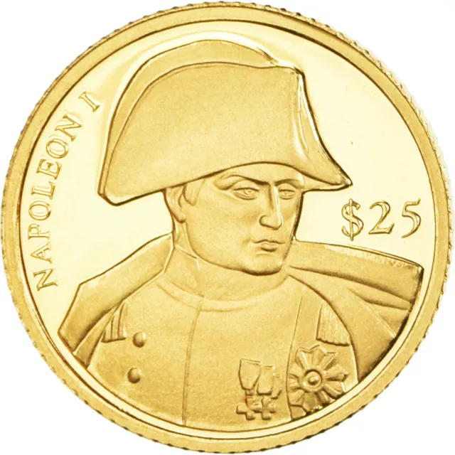 [#1066084] Monnaie, Libéria, Napoléon I, 25 Dollars, 2000, American Mint, Proof,