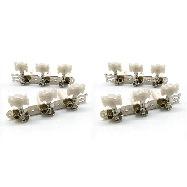 2Xhine Tuners White for Classic Guitar Guitar Part Accessories W2R4