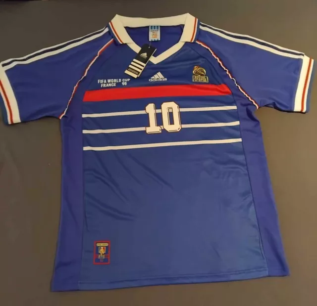 Maillot équipe de France 98 Zidane 10 taille XL