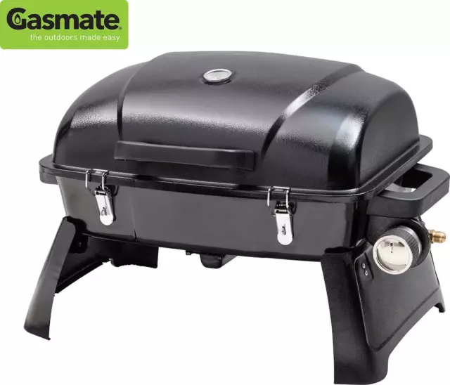 Gasmate Voyager Premium Outdoor Portable Camping Gas BBQ Barbecue Grill Hotplate