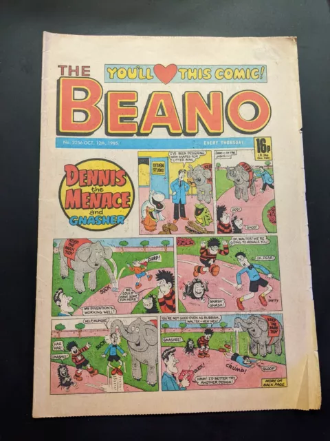 Beano Comic No 2256 October 12th 1985, Dennis the Menace, FREE UK POSTAGE